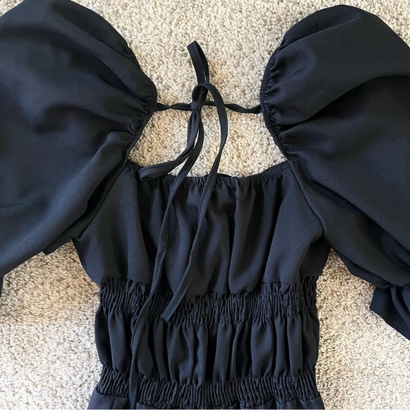 Black Ruffle Dress - NWOT - Picture 5 of 7